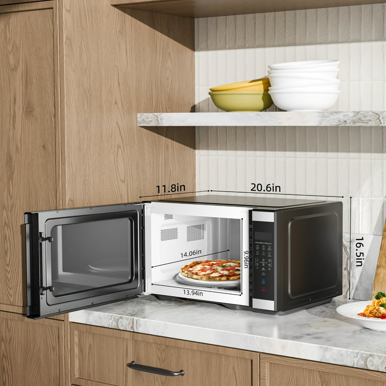 Hamilton Beach Countertop Microwave Oven, Black and