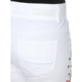 thumbnail image 5 of Women's Plus Size White Embroidered Capri Jeans, 5 of 6