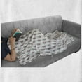 thumbnail image 6 of Gecko Soft Flannel Fleece Throw Blanket, Lizard Princess with Dress and Blooming Flowers Cartoon Character, Cozy Plush for Indoor and Outdoor Use, 50" x 70", Burnt Sienna Seafoam, by Ambesonne, 6 of 6