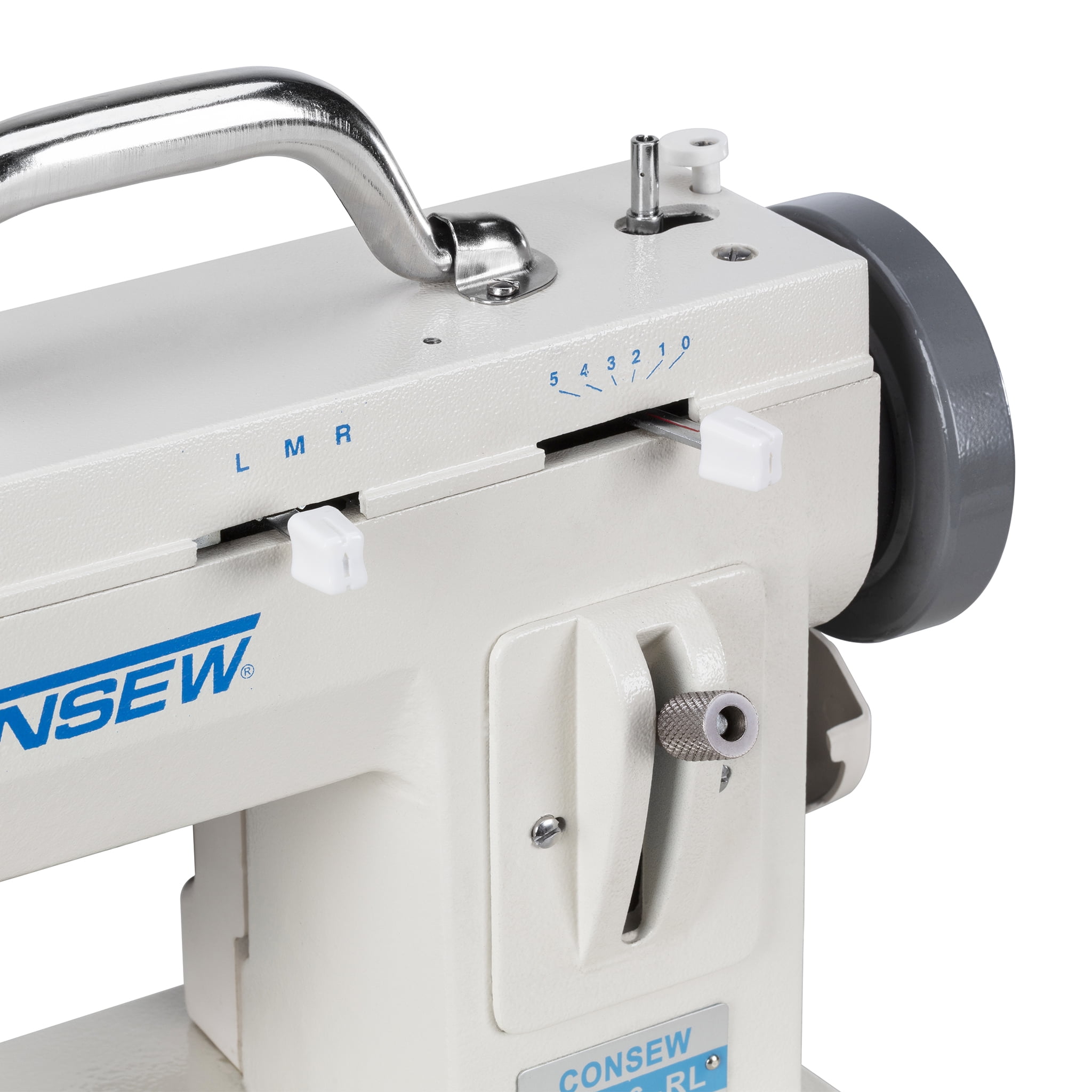 Consew CP146RL Portable Zig-Zag Walking Foot Lockstitch Sewing Machine, Built-In 110VAC Motor & Deluxe Foot Control, Reverse Stitch, Heavy-Duty Canvas Vinyl Leather Sail Upholstery Repair