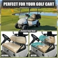thumbnail image 4 of Uorisanigo Beach Starfish Golf Cart Seat Cushion Cover Golf Cart Seat Covers Club Car Durable Car Accessories Universal Fit for All EZGO, Yamaha, Icon and More 2-Seat, 4 of 7
