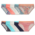 thumbnail image 2 of Fruit of the Loom Girls Assorted Cotton Bikinis 12 Pack, 2 of 2