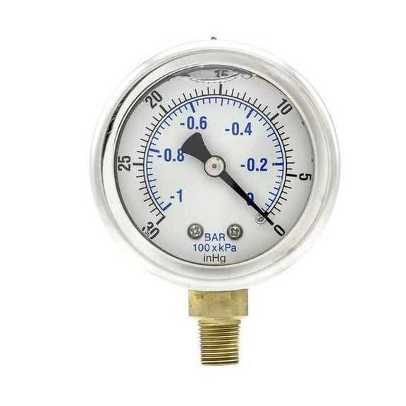 Pic Gauges Vacuum Gauge,1/8 in. NPT,2 in. 201L-208A
