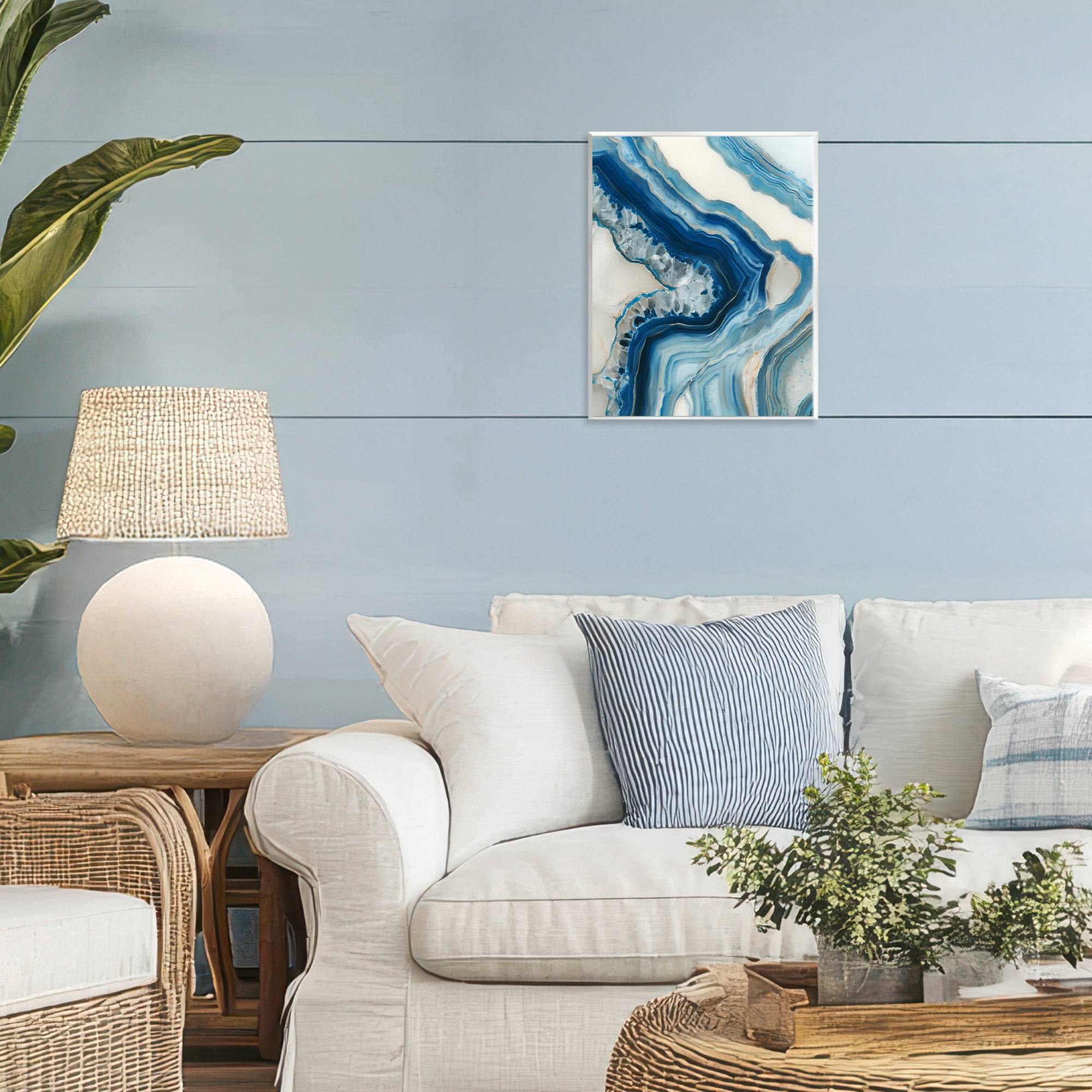 Stupell Industries Sea Colored Stones Geode Wall Plaque Art, design by Svetlana Aleynikova