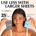 thumbnail image 3 of Natural Oil Blotting Sheets for Face with Bamboo Charcoal - 25% Larger - 6pk/600 Makeup Friendly Oil Absorbing Sheets for Face - Easy Dispensing Blotting Papers - Perfect for Keeping in Purse, 3 of 12