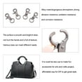 thumbnail image 6 of 1Box Zinc Alloy Swivel Lobster Claw Clasps Swivel Snap Hook Gunmetal 47x22x7mm Hole: 13x9mm 16pcs/box, 6 of 7