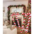 thumbnail image 2 of Bastón de Navidad inflable grande de PVC de 90/120 cm, colgante para árbol de Navidad, decoración navideña para interiores y exteriores, Año Nuevo 2024, 2 of 5