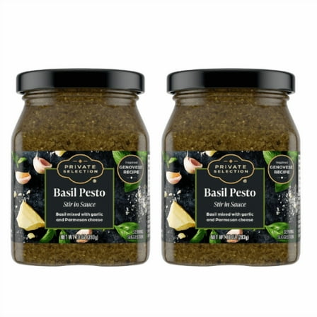Private Selection Basil Pesto Stir in Sauce 10 oz,2 Pack
