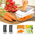 thumbnail image 4 of Vegetable Chopper, Onion Mincer, Cutter, Dicer, Egg Slicer with Container, French Fry Cutter Potatoe Slicer, Home Essentials & Kitchen Gadgets, Salad Chopper, 4 of 5