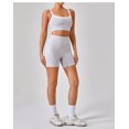thumbnail image 3 of Conjunto de 2 piezas de yoga de una pieza ajustado para mujer con realce de cadera color rojo INS Network 2024, 3 of 5