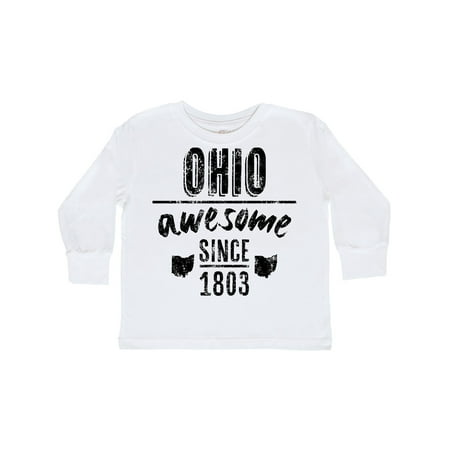 

Inktastic Ohio Awesome Since 1803 Gift Toddler Boy or Toddler Girl Long Sleeve T-Shirt
