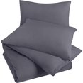 thumbnail image 3 of Funda nórdica gris de 220 x 260 cm con 2 fundas de almohada de 50 x 75 cm - Ropa de cama S, 3 of 5