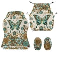 thumbnail image 4 of Whosucclay Boho Mandala Floral Butterfly Print Gaming Chair Covers with Armrest Covers Office Computer Game Chair Slipcovers Universal Chairs Cover for Reclining Racing Gaming Chairs, 4 of 8