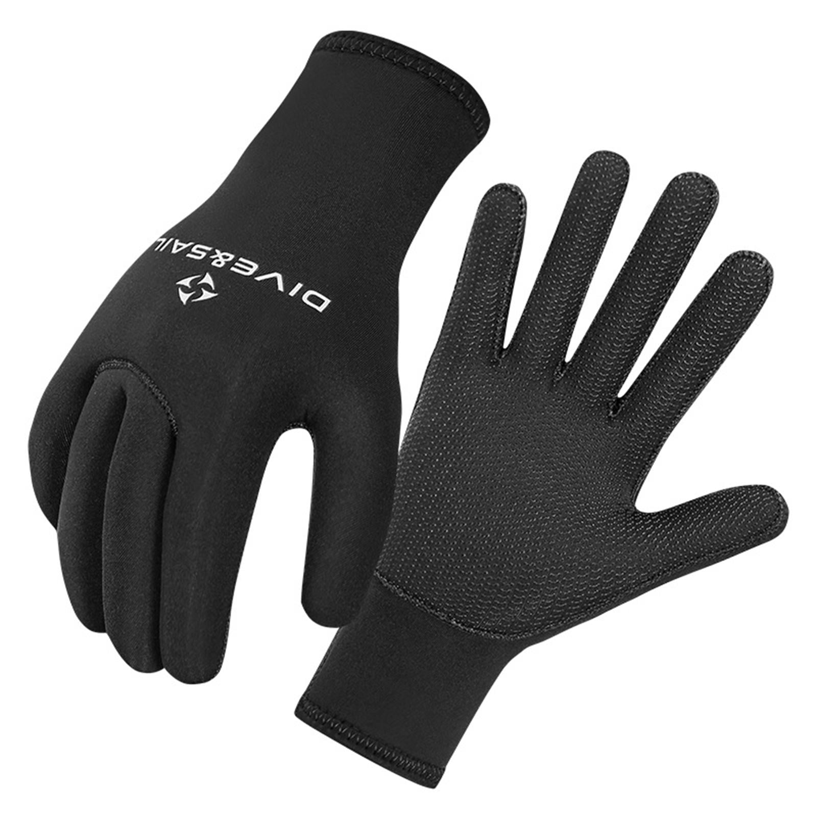 5MM Neoprene Protective Diving Snorkeling Swimming Non-slip Surfing Mits Gloves 