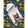 thumbnail image 3 of Color Corgi Peeking Hoodie Men -Image by Shutterstock, Male Medium, 3 of 4