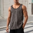 thumbnail image 2 of Krdevn Men's Mesh Hole Workout Tank Top for Breathable Sleeveless Gym Vest Athletic Performance Running Training,Tank Tops Men,XL, 2 of 6
