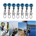 thumbnail image 4 of relayinert Fishing Line Hook Swivels Shank Clip Connector Sea Beans Lure Fishing Tackles 10pcs 1Set, 4 of 6