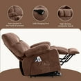 thumbnail image 6 of JONPONY Power Lift Recliner Chair Recliners for Elderly with Heat and Massage Recliner Chair for Living Room with Infinite Position and Side Pocket,USB Charge Port,Brown, 6 of 13