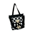 thumbnail image 3 of Bolso de hombro para mujer, tipo cartera, de verano, tipo bandolera con diseño de oso Negro, 3 of 9