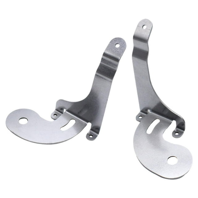koolsoo 2 Pieces Brackets Accessories Automotive Chrome Metal lamp for 2001-2006