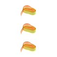 thumbnail image 1 of Transemion Anti Slip Racket Roll Tennis Handle Grip Wrap Tape Fluorescent Yellow 110x2.5x0.2CM 3Set, 1 of 6