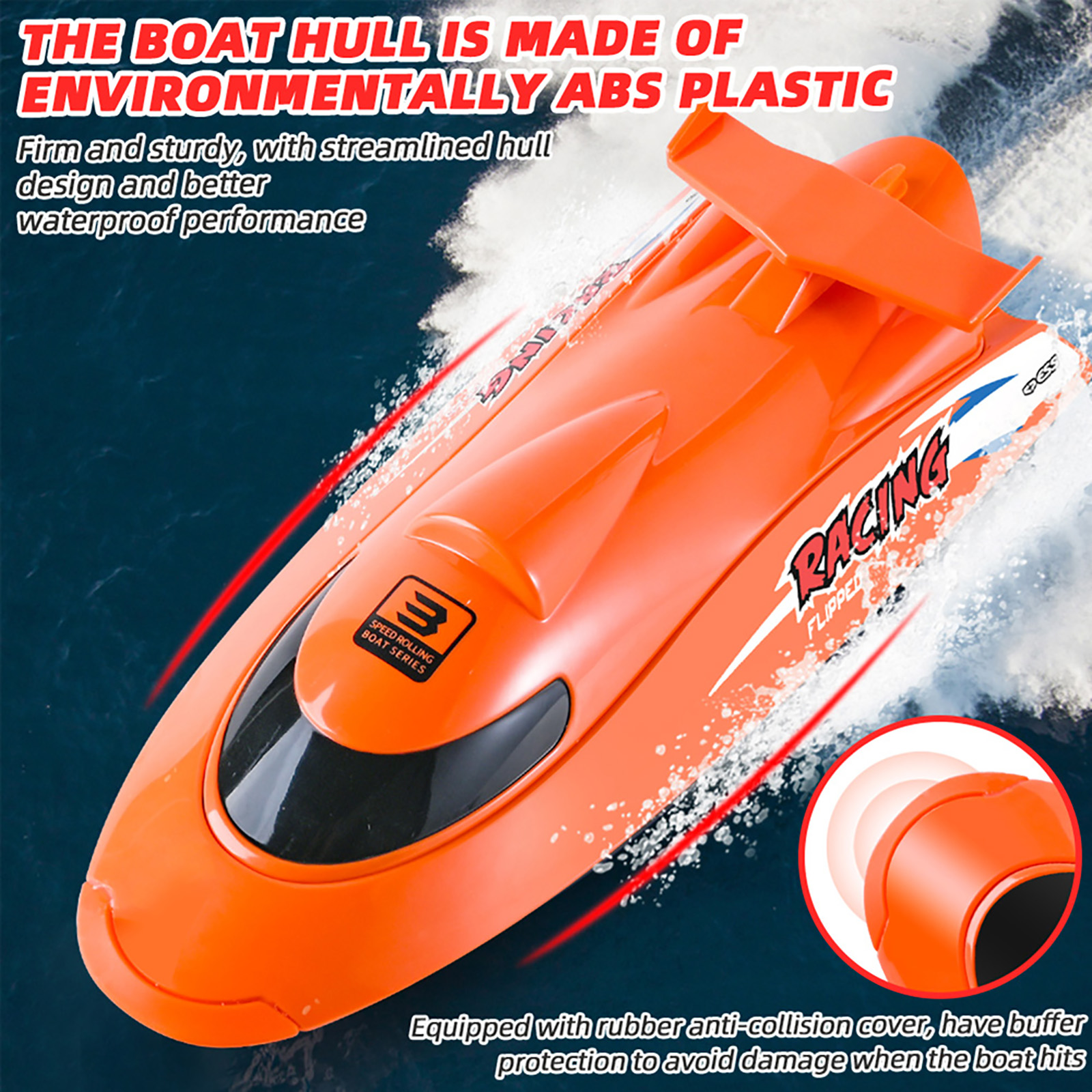 Flytec V009 Fast RC Boats for Adults and Kids with 30km/h Turbine