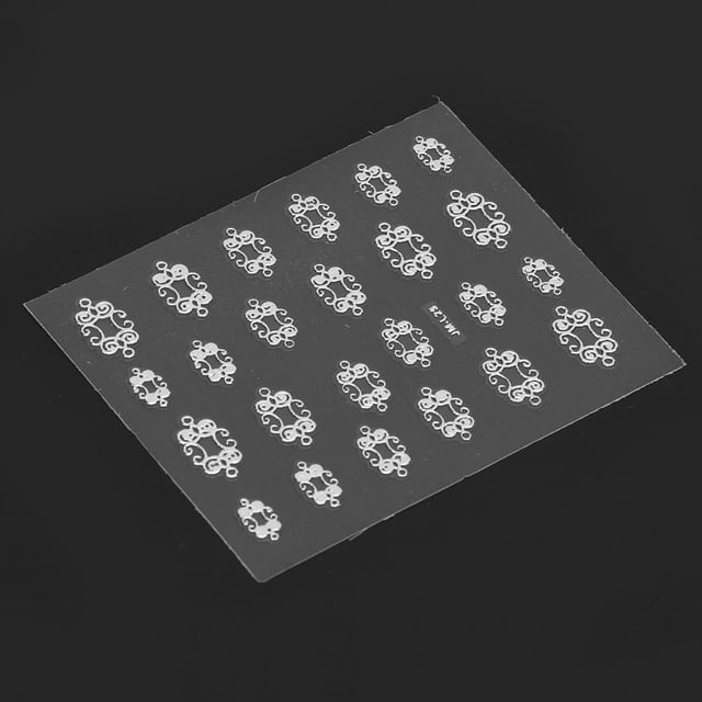 Calcomanías 3d Para Decoración De Ultas Con Patrones Exquisitos, Herramientas De Manicura Con Pegatinas De Bricolaje Con Serie Doradas Y Plateadas, Fácil Transferencia Y