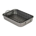 thumbnail image 2 of Siruishop Poêle à Rôtir Grande Antiadhésive pour Dinde avec Support de Refroidissement Gris, 2 of 8
