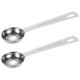thumbnail image 1 of Uxcell 2Pcs 7.5ml Cucharita Medidora, Cucharadita de 1/2 Tbsp de Acero Inoxidable, Medidor Individual Solo para Café Molido y Té Suelto, 1 of 6