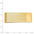 thumbnail image 3 of 14K Men's Grooved Polished Money Clip, 3 of 3