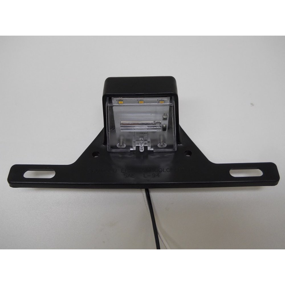 LED RV Trailer License Plate Bracket RV Van Snowmobile / Non Rust