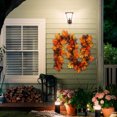 thumbnail image 2 of Decodeary Versatile Artificial Autumn Garland With Pumpkins And Pine Cones For Halloween with light, 2 of 6