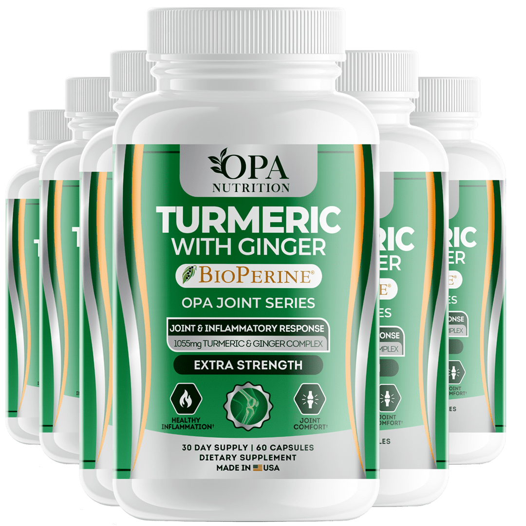 OPA Joint Turmeric & Ginger with Curcuminoids for Absorption – 60ct