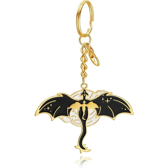 4th Merch Keychain Merchandise Dragon Wing Key Chain Accessories Book Lovers Gifts