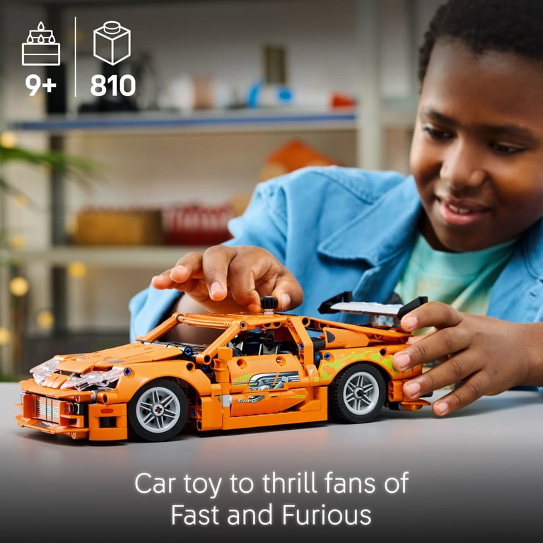 LEGO, Toy Car Building Kit, 42204, Fast and Furious Toyota Supra