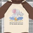 thumbnail image 4 of Inktastic My Great Aunt Loves Me to the Moon and Back Boys or Girls Long Sleeve Baby Bodysuit, 4 of 5