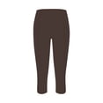 thumbnail image 4 of Capri Pants for Women Stretch Tummy Control Workout Leggings Casual Summer Athletic Yoga Cropped Pant, 4 of 4