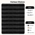 thumbnail image 7 of CozyDesg Soft Area Rugs for Living Room Bedroom,Large Rug Fluffy Fuzzy Shag Shaggy Soft Plush Carpet,Indoor Floor Carpet for Dining Room Home Decor,Dark Gray & Black, 7 of 7