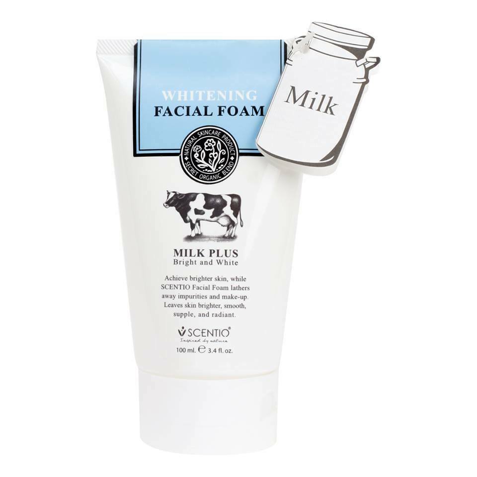 whitening facial foam
