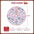 thumbnail image 2 of Sikiie Sea Shells 3 Nativity Christmas Tree Skirt, Jesus Christian Winter Holiday Tree Mat Decoration(30-48IN)30", 2 of 6
