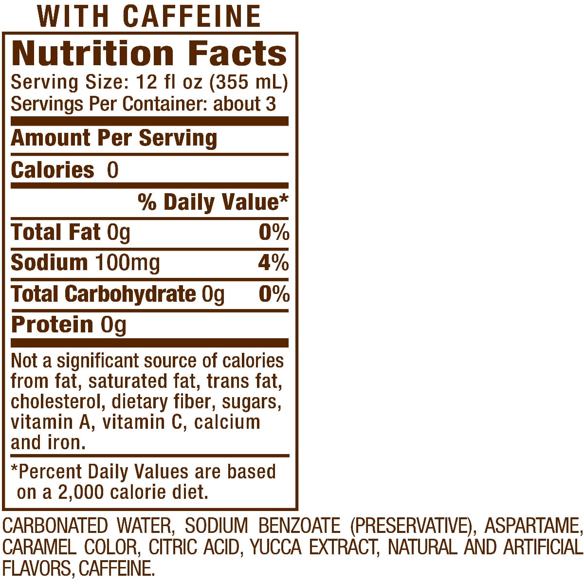 Diet Aw Cream Soda 2 L Walmart intended for nutrition facts 20 oz coke regarding Inspire