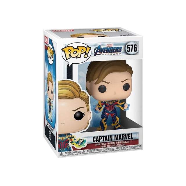 Figura Funko Pop Capitán Marvel con Cabello Nuevo 4.5 pulgadas