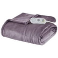 thumbnail image 4 of Serta Plush Heated Throw, 50x60 inch, Purple, 4 of 10