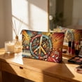 thumbnail image 5 of Boho Travel Makeup Bag,Vintage Cosmetic Bags Small Waterproof Zipper Women Purse Mini Portable Traveling Organizer Pouch for Ladies Thanksgiving Gifts, 5 of 6