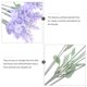 thumbnail image 5 of CATIEBYE 2Ud Ramos De Flores Artificiales Lavanda Morada Para Ambiente Romántico Y Interior, 5 of 6