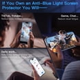 thumbnail image 3 of Protector de pantalla Uyiton Anti-Blue Light para iPhone 15, paquete de 2, 3 of 7