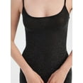 thumbnail image 5 of Solid Woven Maxi Dress with Spaghetti Straps, 5 of 5