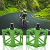 "AGPtEK MTB / BMX Cycling Mountain Bike Bicycle Bearing Alloy Lightweight Flat-Platform Pedals 9/16""-Green"