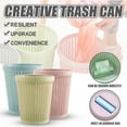 thumbnail image 2 of PHIGZNT Self-Sealing and Self-Changing 3.5 Gallon Trash Can,High Capacity Outdoor Garbage Can 2 in 1,Garbage Cans for Bedroom,Kitchen,Living Room,Bathroom,Office Blue One Size, 2 of 6