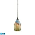 thumbnail image 1 of Geologic 1-Light Pendant In Satin Nickel - LED, 1 of 2